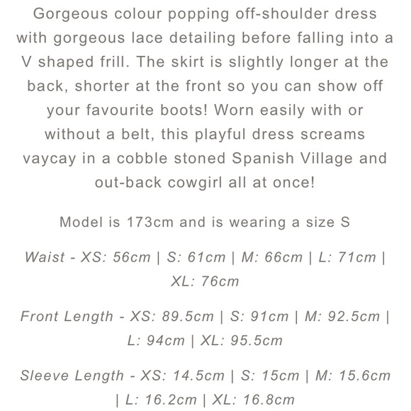 SOLD Spell and the Gypsy Revolver Dress - Picture 4 of 5